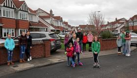 SLIDESHOW: Coming together, put staying apart for St Patrick's day in Limerick suburb