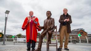 WATCH: Sculpture of Terry Wogan unveiled in Limerick city