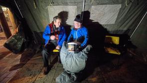 SLIDESHOW: Redemptorists sleep-out in Limerick for Christmas Hamper appeal
