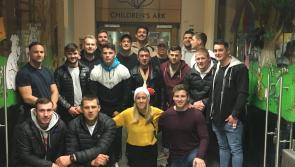 WATCH: Munster players and ref Joy Neville visit Children’s Ark unit in Limerick