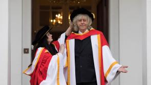 WATCH: University of Limerick honours author Marian Keyes and activist Bob Geldof