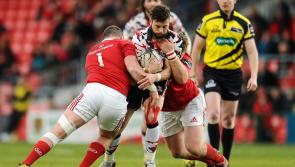 Scrum-half Sean Kennedy who grew up in Limerick leaving Edinburgh