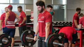 Munster rugby players back in pre-season training