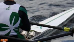 Limerick rower James Quinlan  in World U23 championship action today