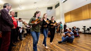 WATCH: Hundreds gather for 'Roar for Lyric' musical protest at University of Limerick 