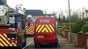 Emergency services at scene of house fire in Limerick city