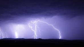 Met Eireann issue 'Status yellow' thunderstorm warning for Ireland