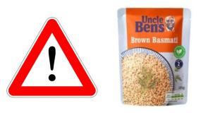 WARNING: Uncle Ben's rice product recalled due to possible presence of glass