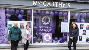 Flowers delivered to elderly ladies cocooning in Limerick parish for International Women's Day