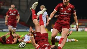 Man of the Match Mike Haley dedicates Munster Rugby's 'Rainbow' win to their absent supporters
