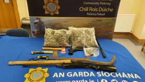 Two arrested following seizure of drugs, cash and weapons in Clare