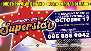 Deadline extended to enter Limerick's Next Superstar talent search