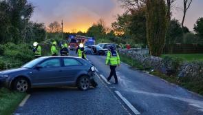 BREAKING: Road closed due to multiple vehicle collision in Limerick