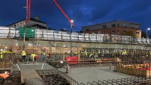 'Major step forward' as Limerick's Opera Square gets first concrete pour 