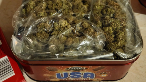 Gardaí arrest man after discovery of suspected cannabis haul in Cork biscuit tin