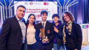 Limerick student 'forever grateful' as family and school celebrate BT Young Scientist win