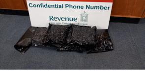 Drugs destined for Limerick seized by Revenue officers at Shannon Airport