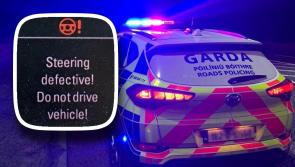 Gardaí seize car with 'dangerous defects' including 'complete lack of power steering'