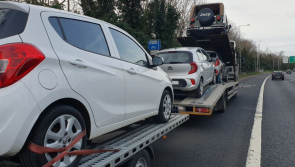 Gardaí catch learner permit holder illegally driving car transporter