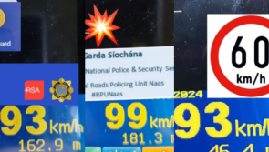 CAUGHT: Gardaí detect cars travelling 30km/h ABOVE speed limit on wet road