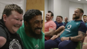 'A magical morning' - Irish rugby team sing to Dáire Gorman during special visit to Ireland camp