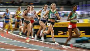 WATCH: Irish runner Sarah Healy elbowed at line in dramatic finish to 1,500m heat