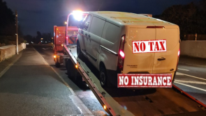 Drug driver arrested after being stopped by Gardaí for driving untaxed van