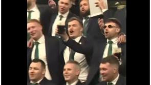 WATCH: Victorious Irish Rugby team celebrate stellar win with post-match sing-along 