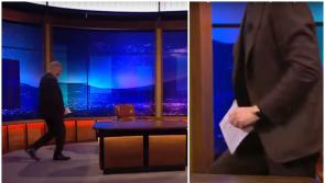 WATCH: Patrick Kielty walks off RTE Late Late Show stage mid-interview in odd moment