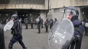 WATCH: Gardaí practice riot control as almost 50,000 Europa League fans arrive in Dublin