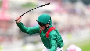 WATCH: Limerick jockey celebrates thrilling win in Epsom Oaks
