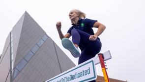 Limerick hurdler Sarah Lavin champions the launch of the Federation of Irish Sport Volunteers in Sport Awards

