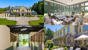 PICTURES: Take a glimpse inside this incredible home with its own gym and tennis court 