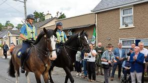 Gardai arrive on horseback as centenary of station marked in Limerick village