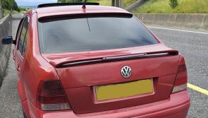 'Dangerously defective':  Motorists warned as gardai stop and seize car on busy motorway