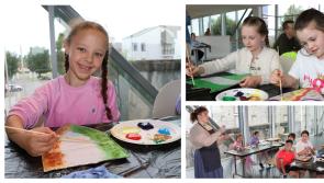 Limerick children get creative at art workshop in King John's Castle