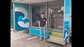 Limerick student shows ‘shear’ skill with barbershop in a truck