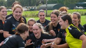 PICTURE: Aisling Annacotty celebrate Limerick WSSL Division 1 Cup final win over Newtown Rovers