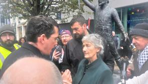 BREAKING: Heated scenes in Limerick as Enoch Burke disrupts Catherine Connolly’s campaign stop