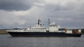 'Concern' raised over 'deeply dangerous' Russian spy ship set to enter Irish waters 
