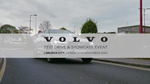 WATCH: Don’t miss the Volvo Test Drive and Showcase event happening this weekend in Limerick!