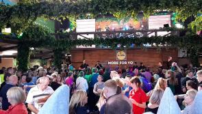 WATCH| Chaotic scenes at Lidl tent at Ploughing as Carlow's Derek Ryan takes stage 