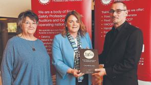 Food safety group serves up award to Limerick-based school meals company
