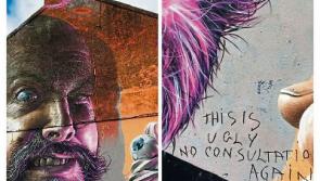 Eye-popping Limerick mural vandalised in ‘absolutely worthless statement’