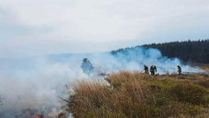 Limerick fire crews battle to control gorse fire