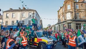 WATCH: Limerick hurling's modern-day heroes are on high in medieval town