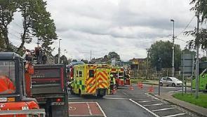 Two injured following crash between bus and car in Limerick city centre