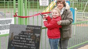 Plaque unveiled to late Limerick councillor at playground opening