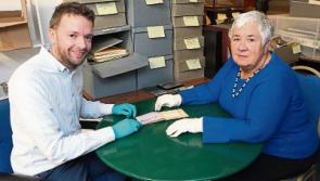 Parting gift to Foynes Flying Boat Museum is a sweet memento