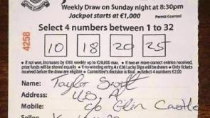 ‘Hard luck Taylor!’ County Limerick GAA club embrace Swift visit with Lotto humour
